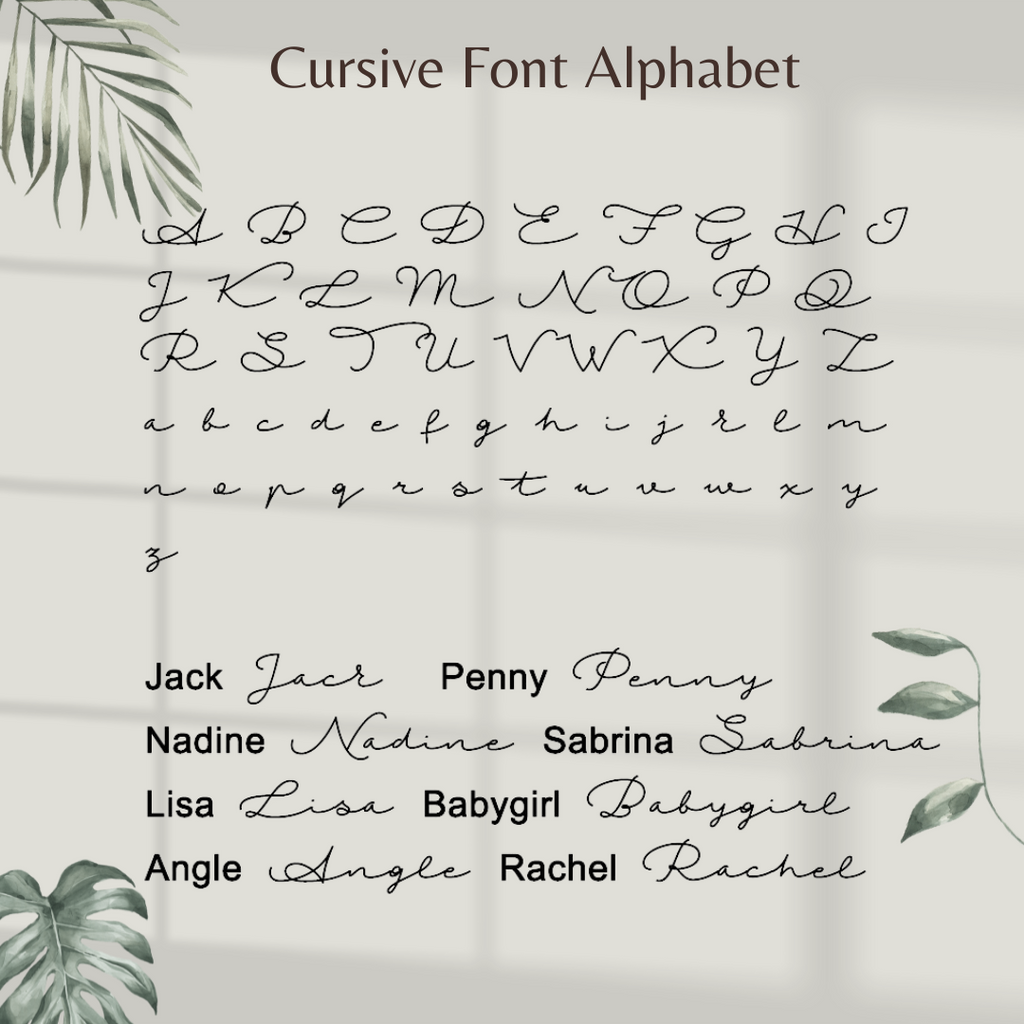 Custom Cursive Name Necklace – Lumi Sun